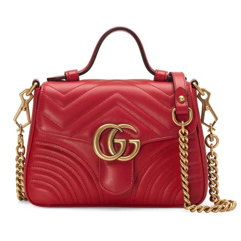 red gucci bag vintage|gucci red marmont bag small.